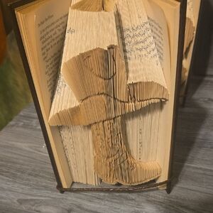 Folded Book Art Sculpture
